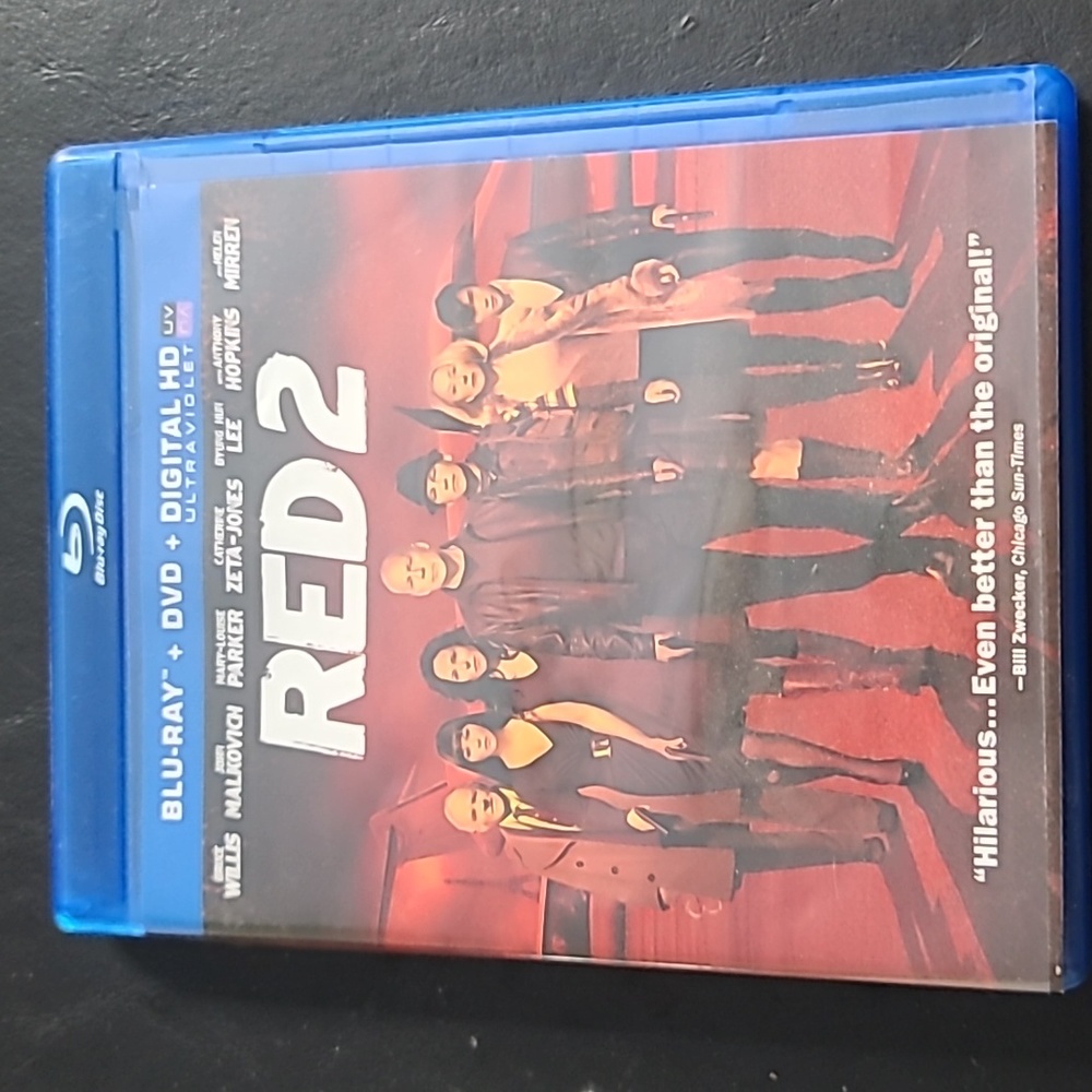 Red 2 Blu-ray and DVD